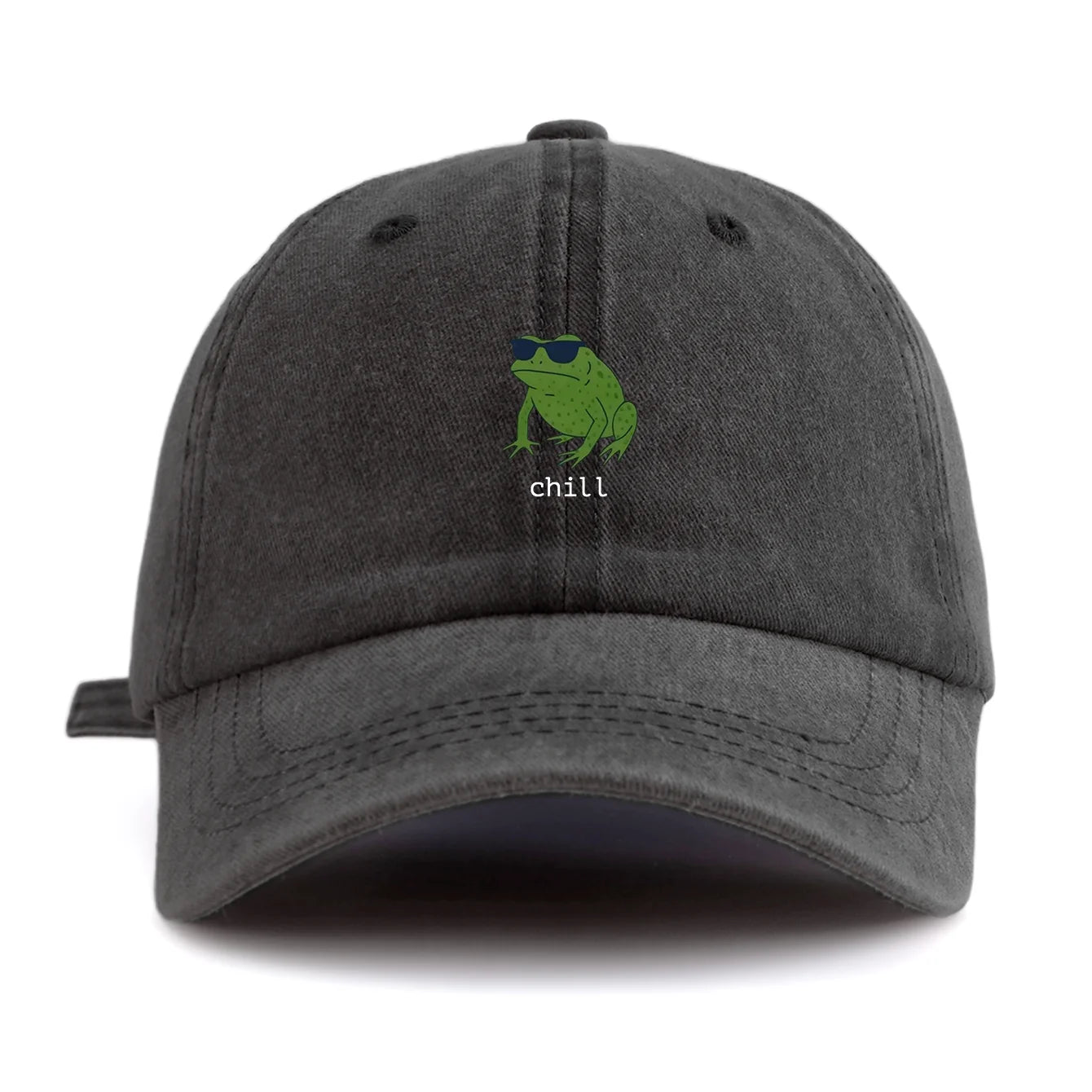 Chill Print Washed Retro Baseball Cap