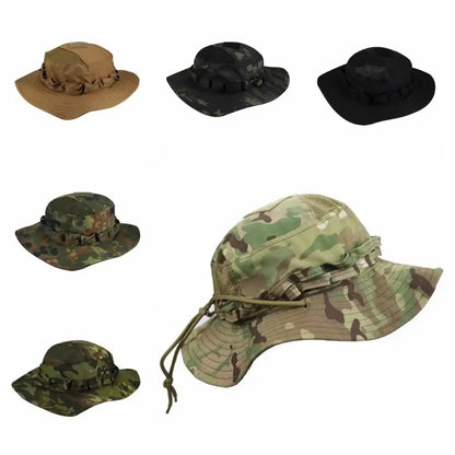 Breathable Multicam Large Brim Fishing Bucket Hat