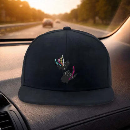 Handprint Print Snapback Cap Party Hat