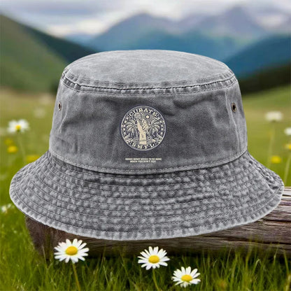 Pirate Island Vintage Bucket Hat