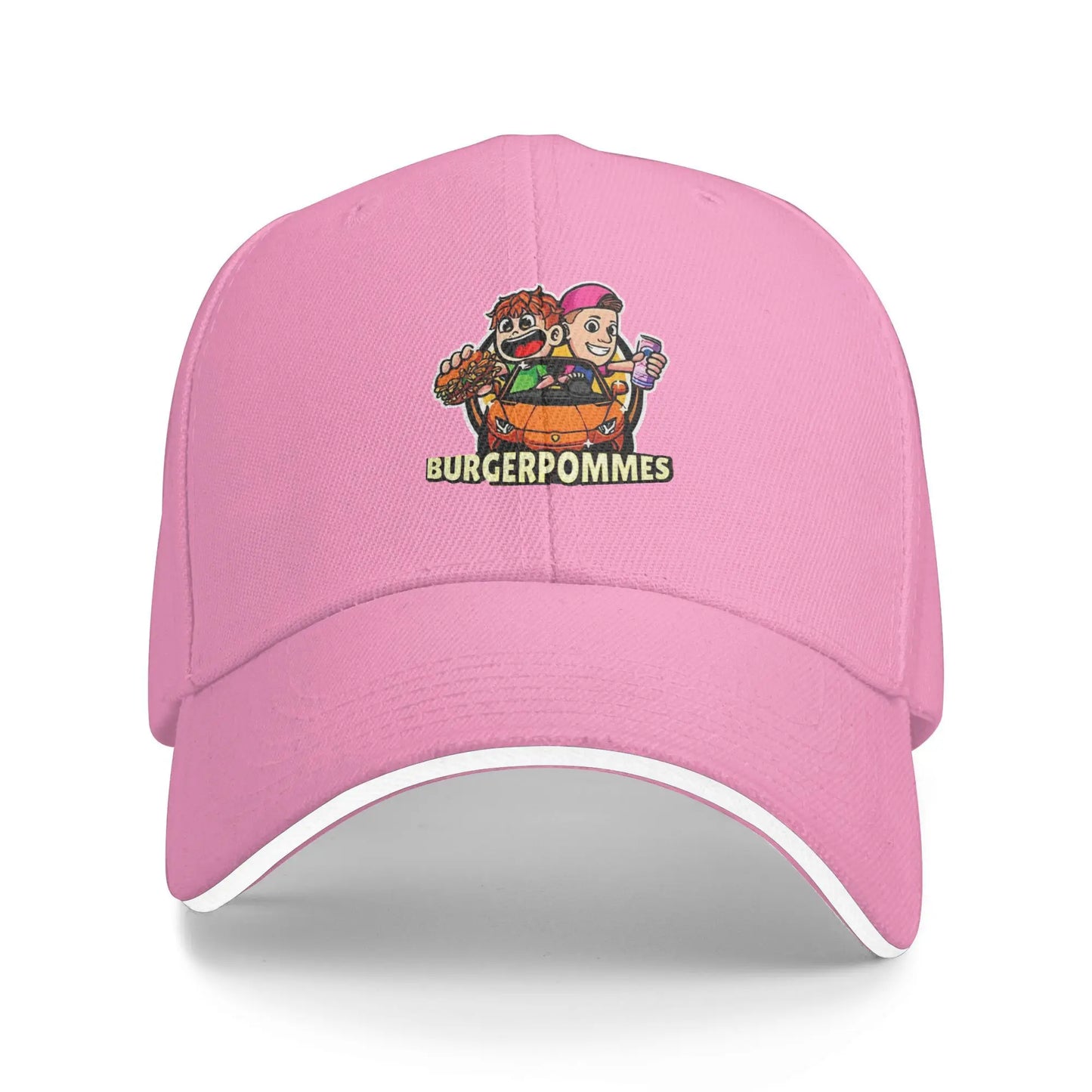 Burgerpommes Vintage Hip Hop Baseball Cap