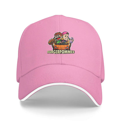Burgerpommes Vintage Hip Hop Baseball Cap