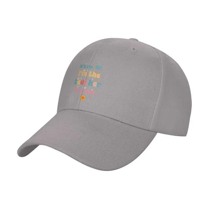 It's Me Hi I'm The Teacher Embroidered Baseball Cap