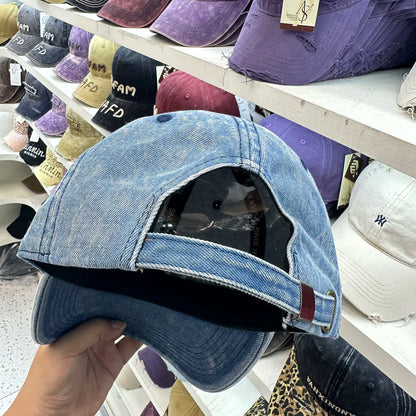 Hat Women's Four Seasons Denim Washed Old Soft Top Baseball Cap Size 55-60cm
