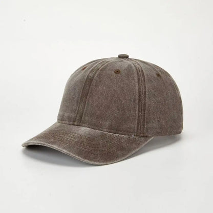 Vintage Washed Cotton Baseball Cap Women Hollow Out Ponytail Hat Outdoor