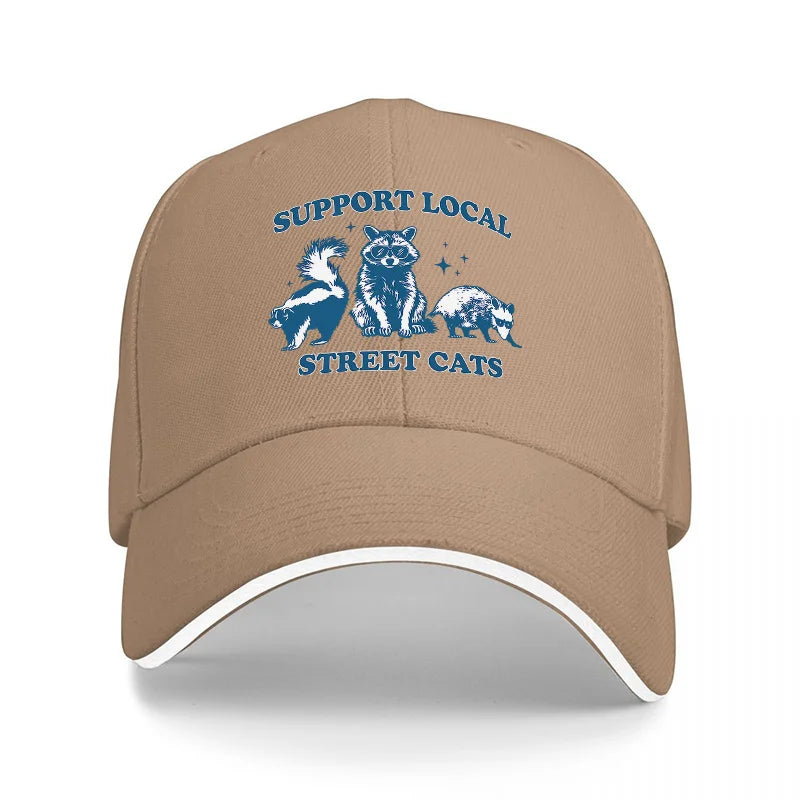 Support Local Street Cats Baseball Cap