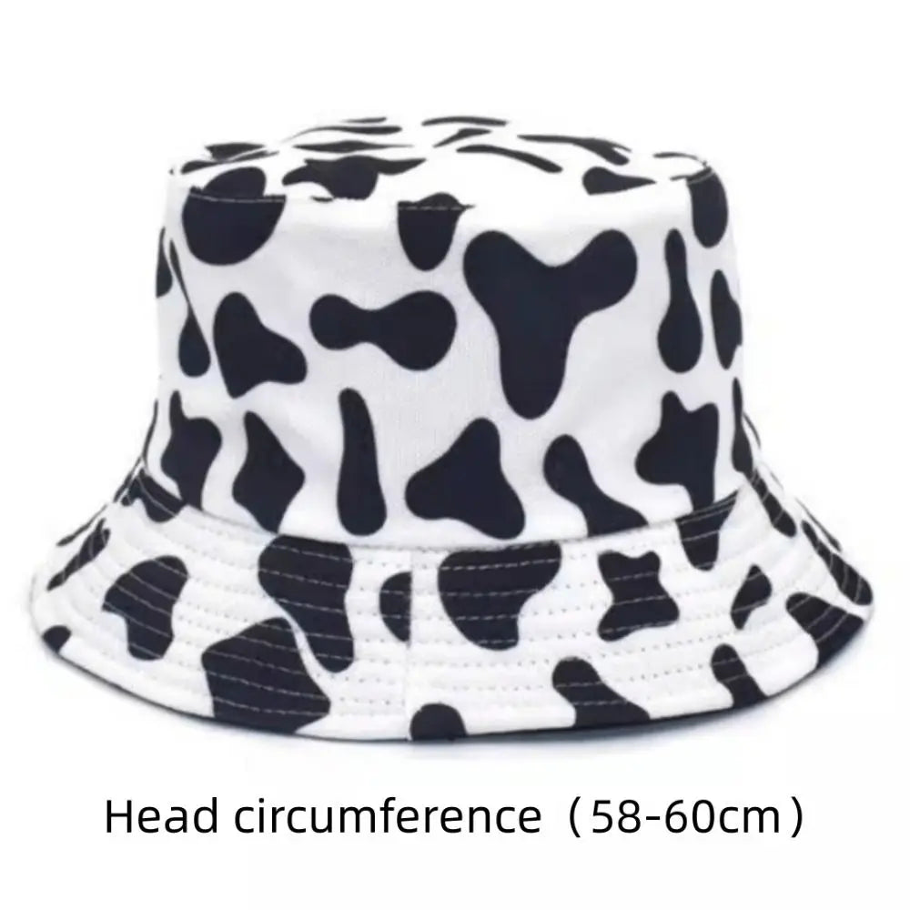 New Sun Protection Sweet Animal Cow Bucket Hat