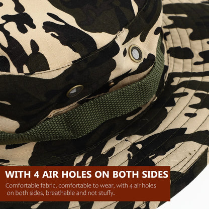 Lightweight Camouflage Breathable Fishing Bucket Hat