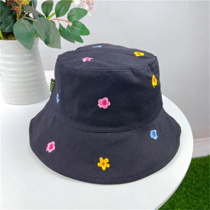 Cotton Outdoor Sunscreen Bucket Hat