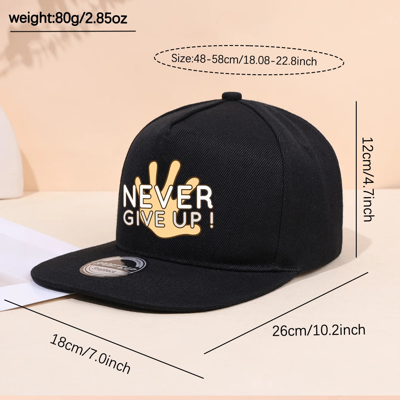 American Retro Street Skate Snapback Cap