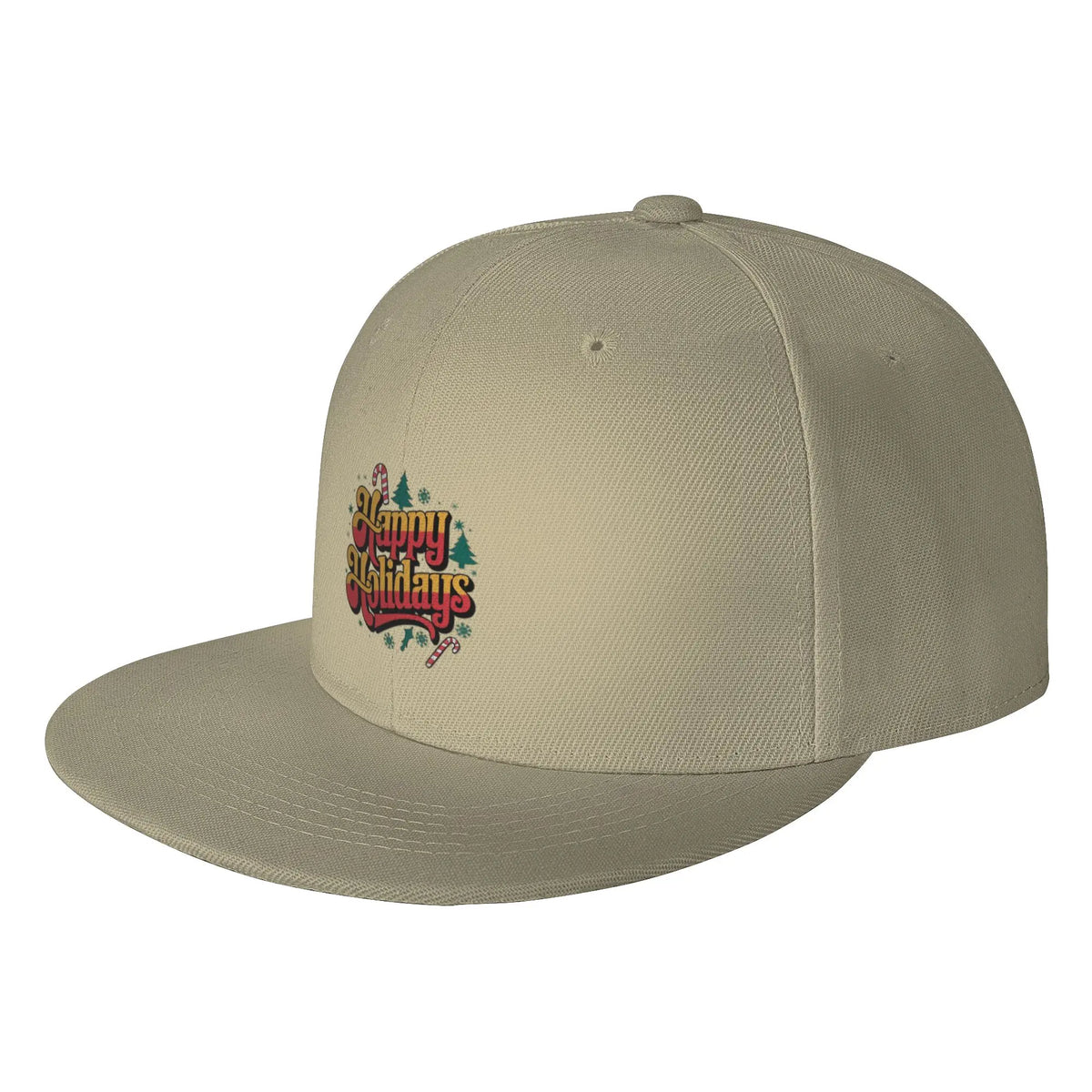 Happy Holidays Festive Snapback Cap