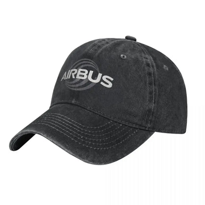 Airbus Aviation Denim Baseball Cap