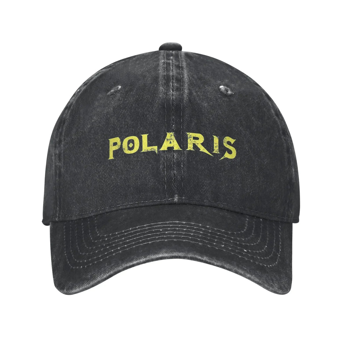 Polaris Logo Casual Denim Baseball Cap Hat