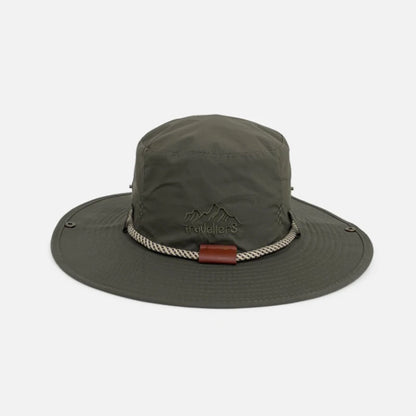 Summer Bucket Hat Men Women Sunscreen Fishing Hat Outdoor Size 55-59cm