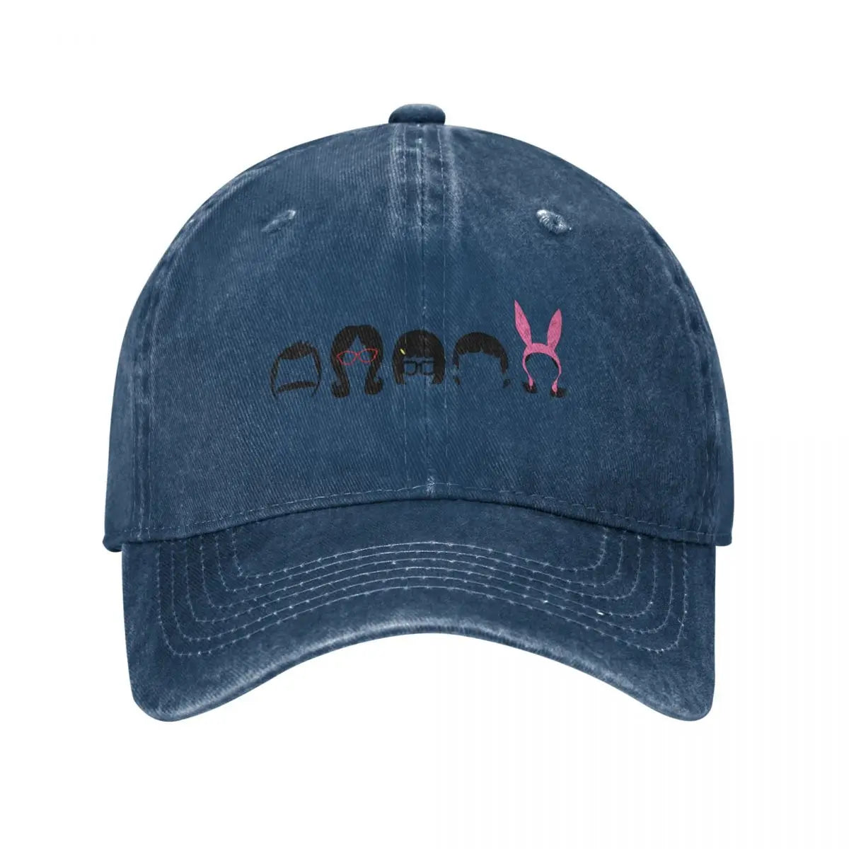 The Belcher Family Designer Black Golf Baseball Cap
