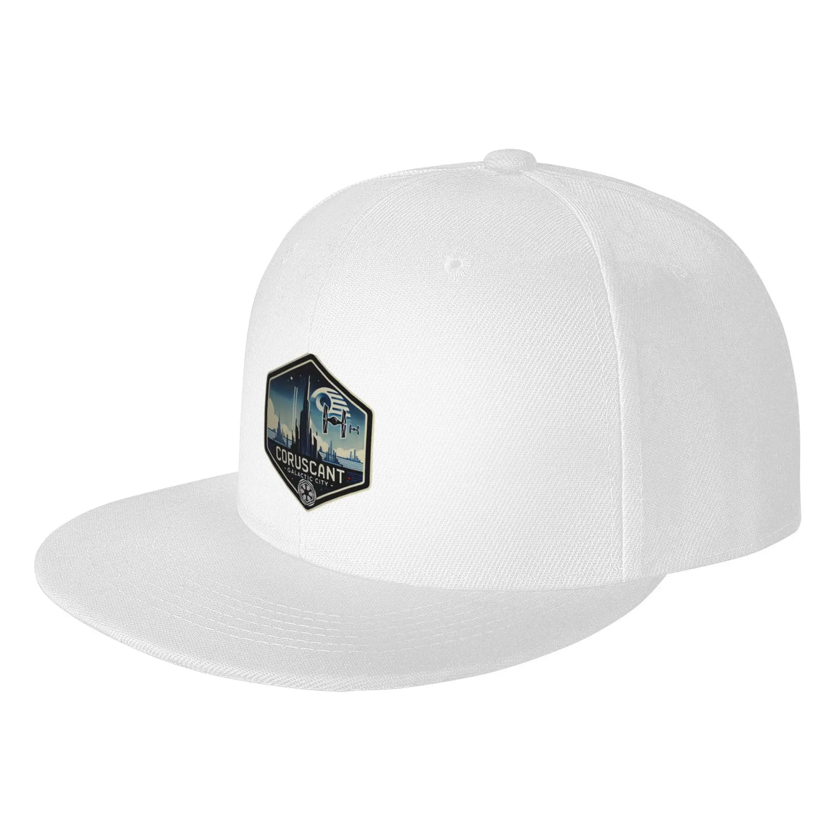Welcome To Coruscant Sweet Cool Luxury Flat Brim Snapback Cap
