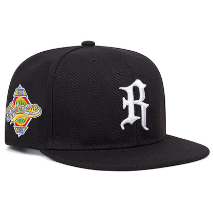 Primary Logo Embroidered Adjustable Hip-Hop Snapback Cap