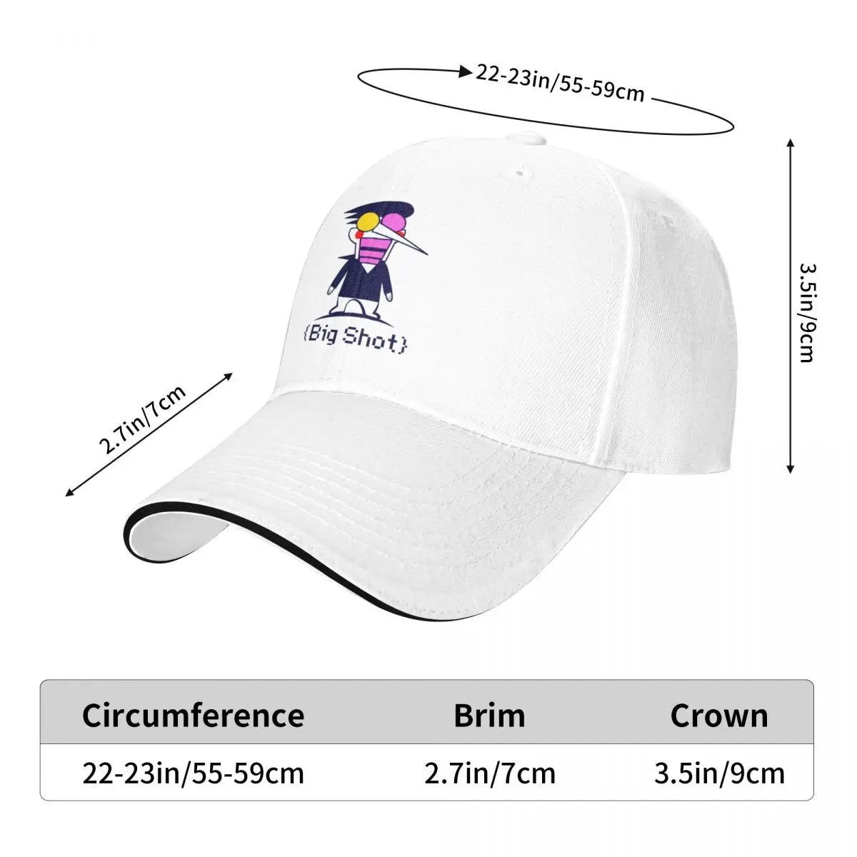 Spamton Deltarune Big Shot Graphic Fashion Baseball Cap