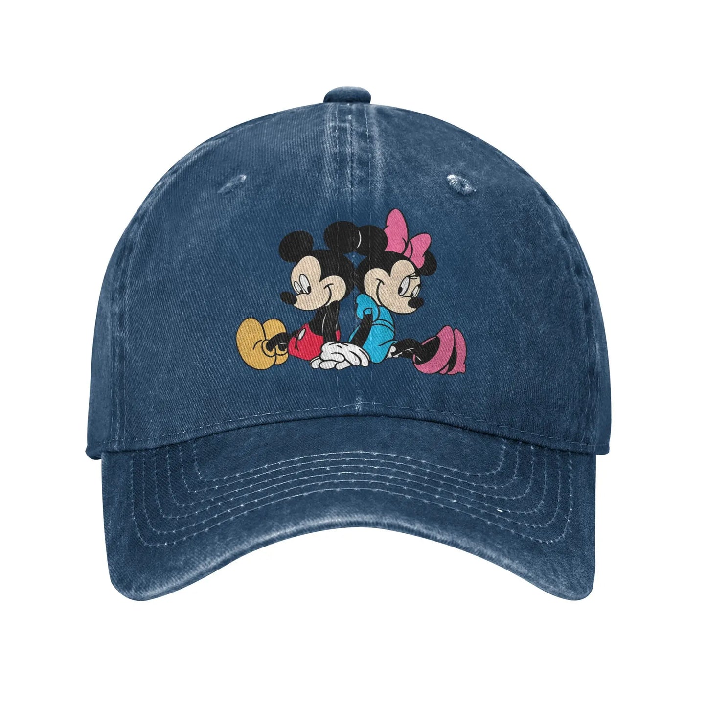 Mickey Minnie Washed Streetwear Baseball Cap