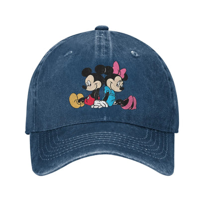 Mickey Minnie Washed Streetwear Baseball Cap