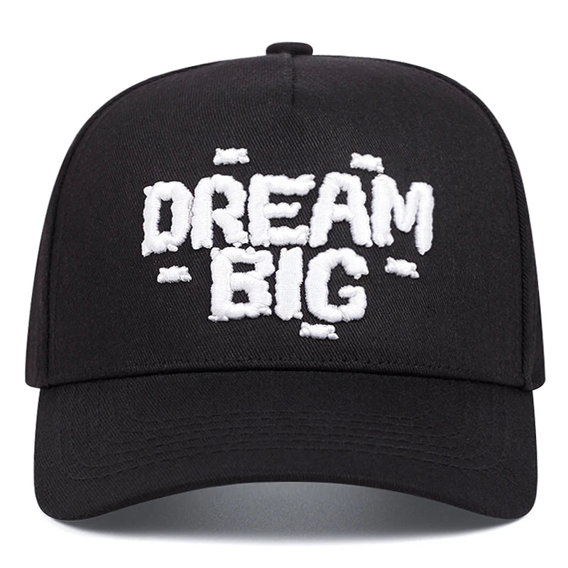 Big Dream Letter Embroidered Baseball Cap