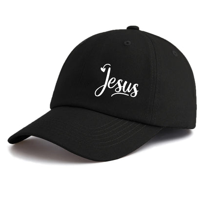 Retro Jesus Print Dad Baseball Cap