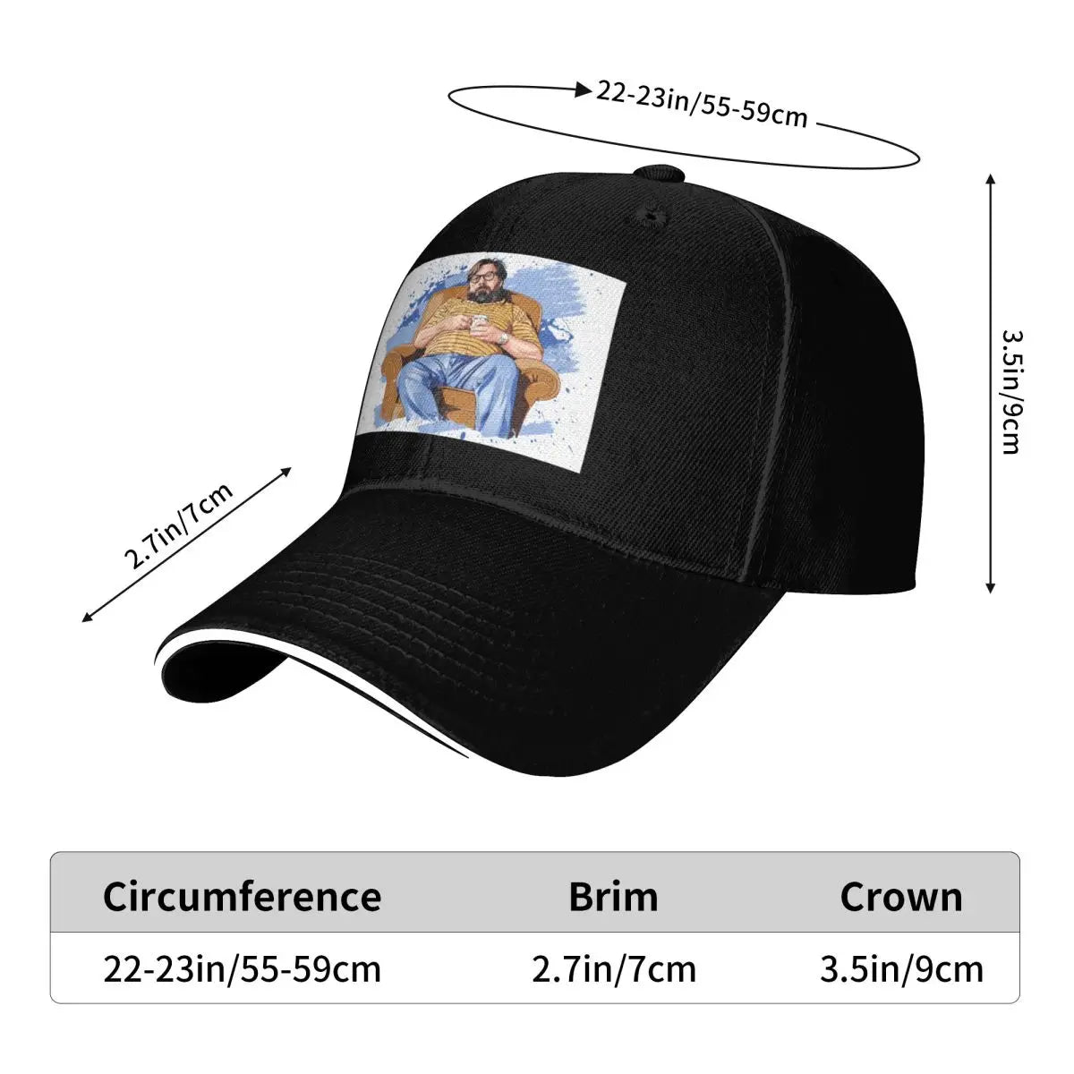 Jim Royle The Royle Family Embroidered Baseball Cap