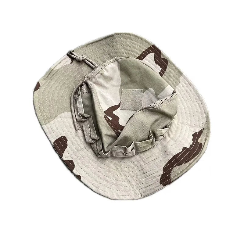 Breathable Round Brim Outdoor Sun Protection Bucket Hat
