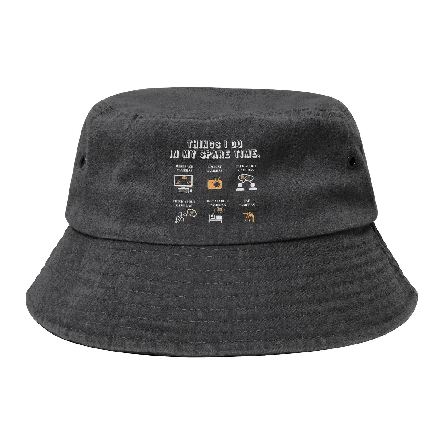 Things I Do In My Spare Time Funny Soccer Bucket Hats