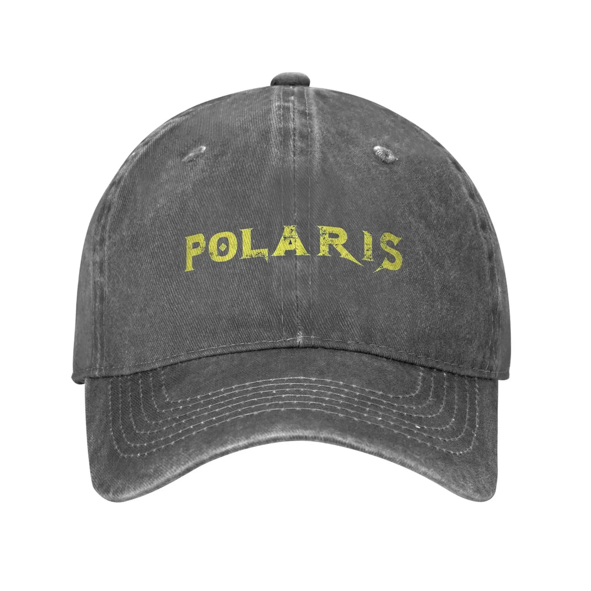 Polaris Logo Casual Denim Baseball Cap Hat