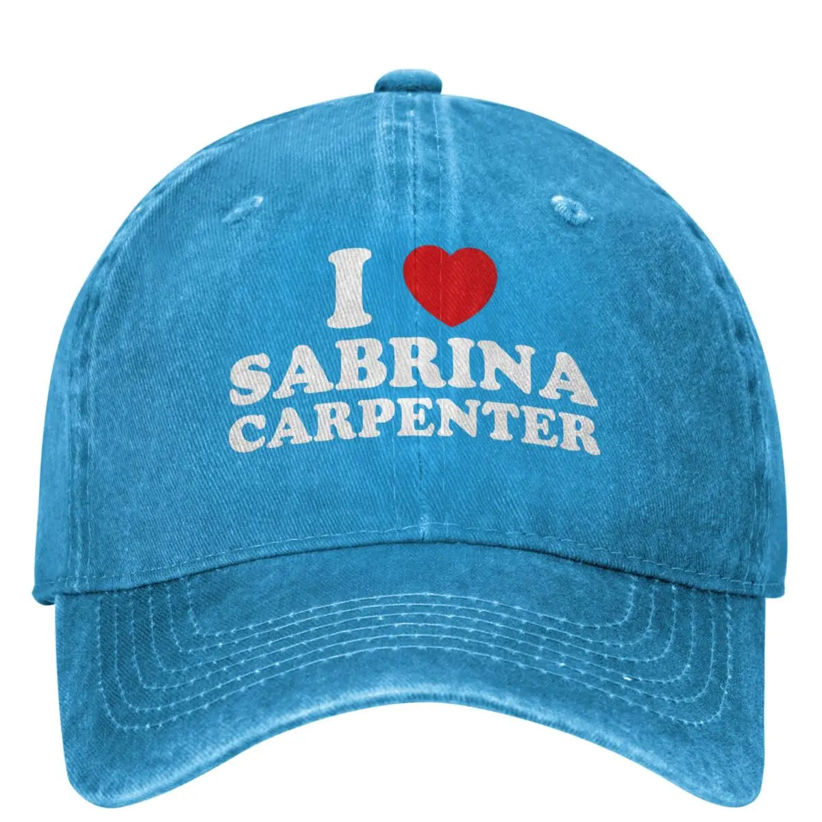 I Heart Sabrina Carpenter Merch Men Women Baseball Caps