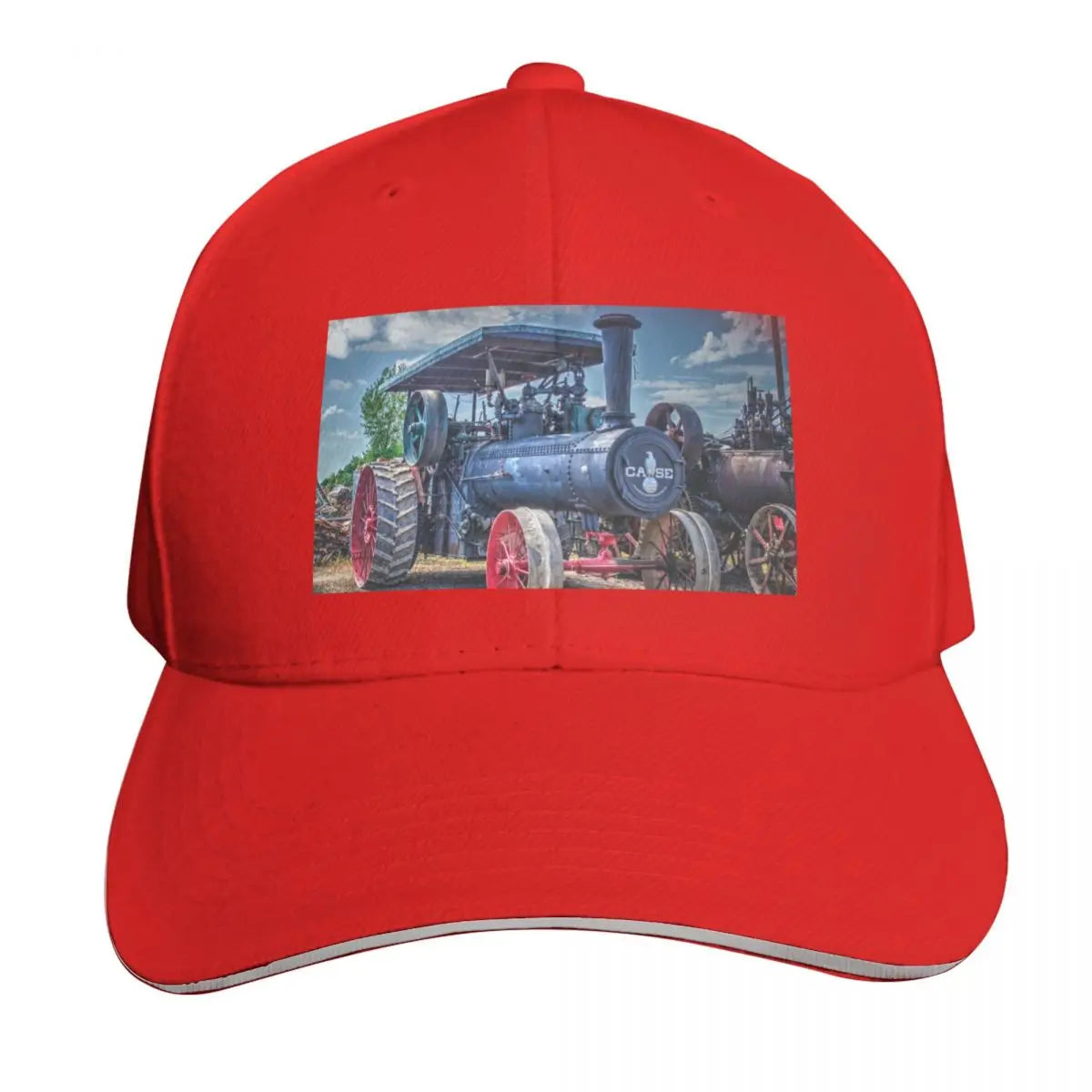 Case Steam Traction Engine Vintage Baseball Cap