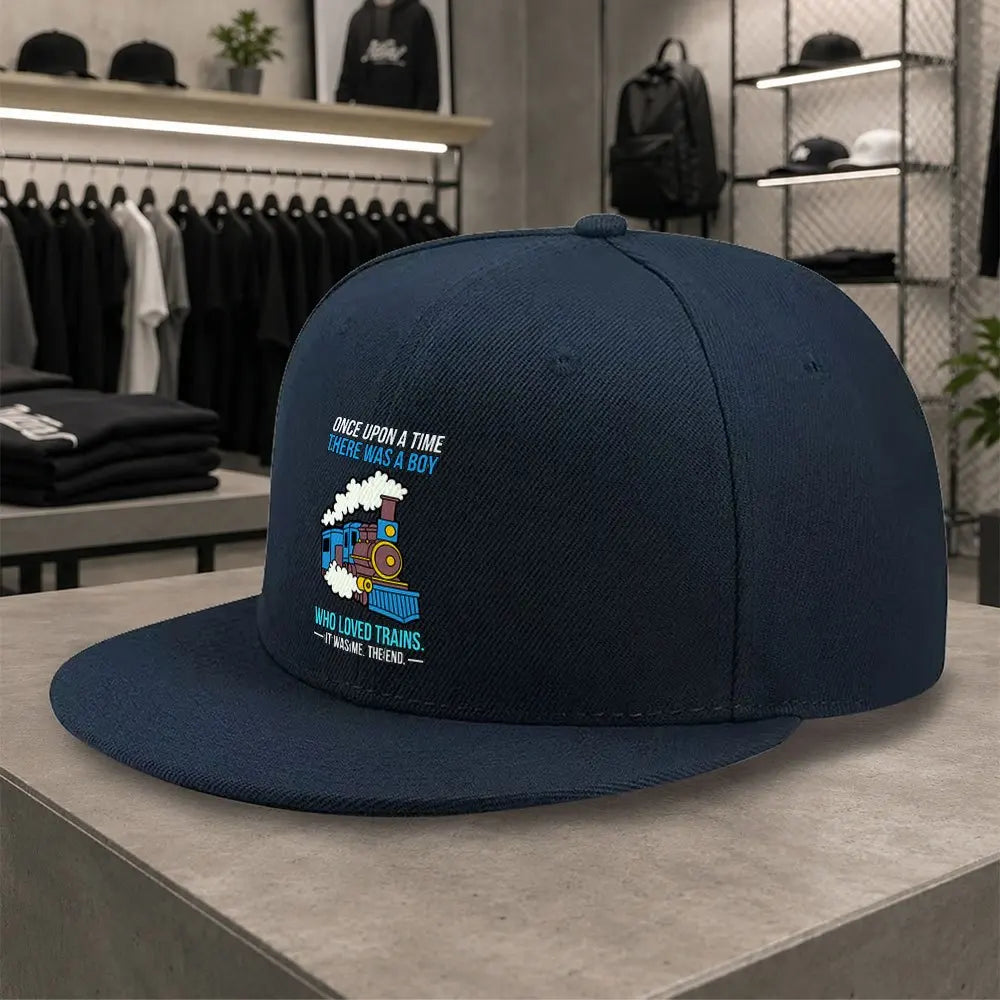 New Steam Train Pattern Unisex All Match Cap