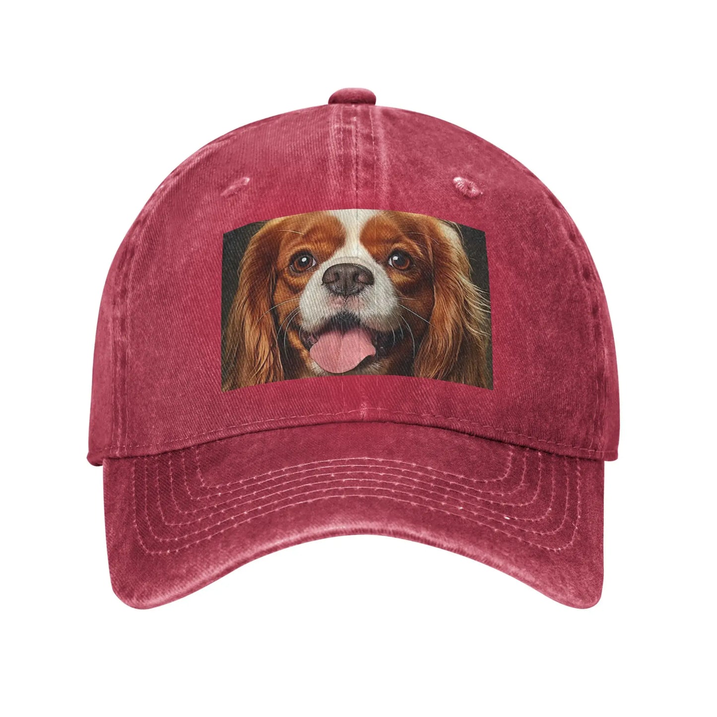 Cavalier King Charles Denim Baseball Cap