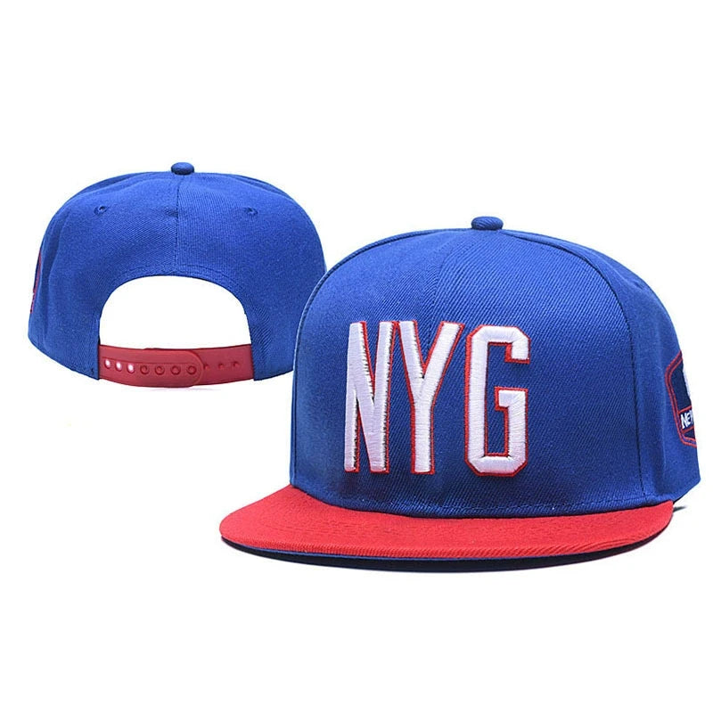 Adjustable Flat Brim Hip-Hop Basketball Snapback Cap