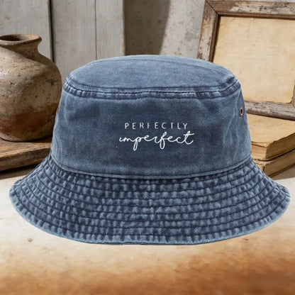 Perfectly Imperfect Washed Bucket Hat