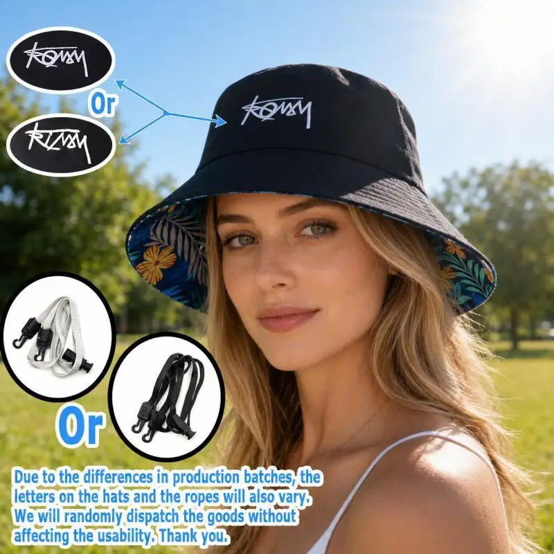Reversible Bucket Hat Floral