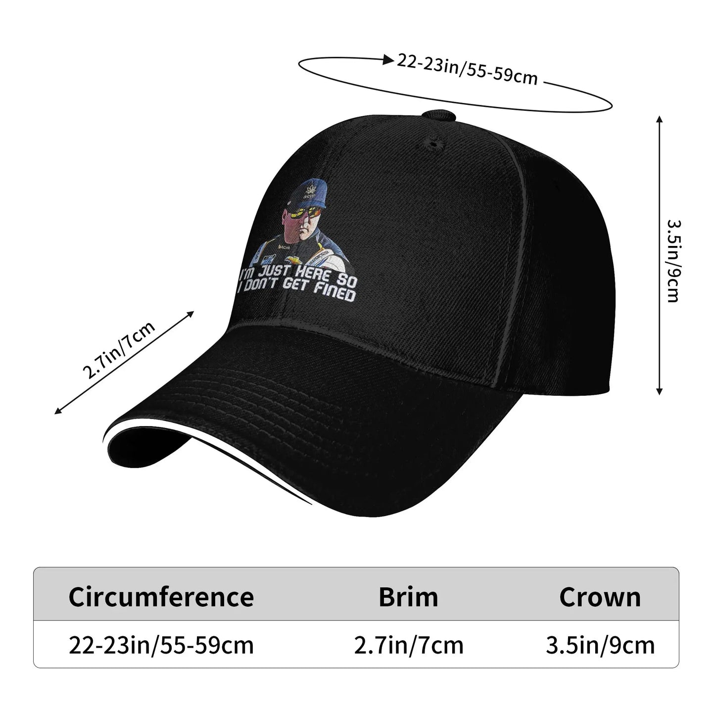 Kyle Busch Quote Summer Baseball Cap Style