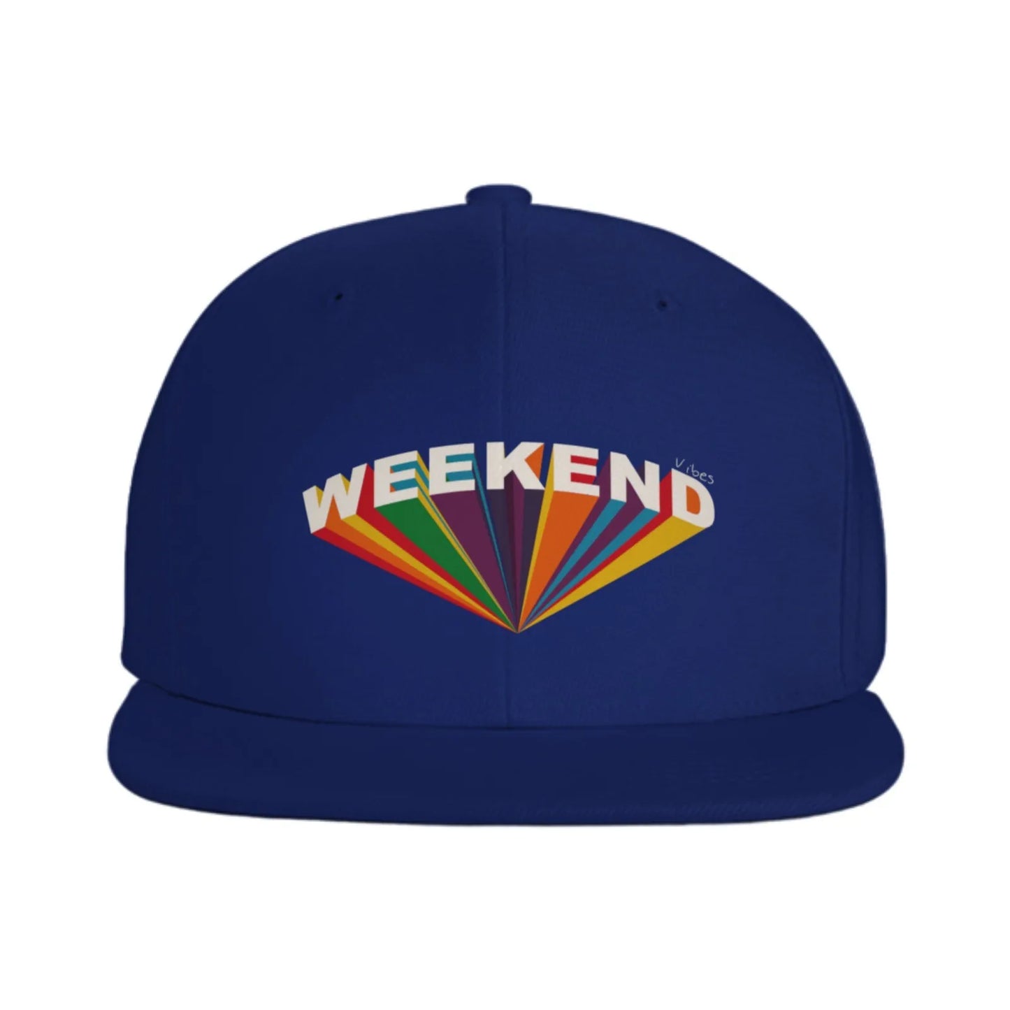 Weekend Rainbow Prism Snapback Cap Hat