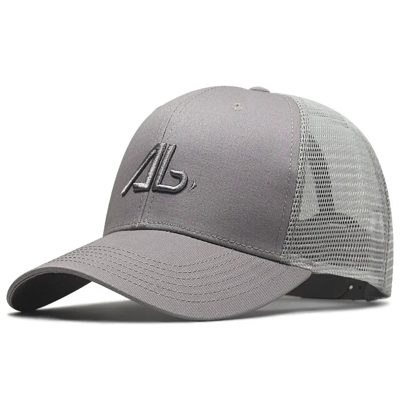 Big Head Man Baseball Caps Summer Mesh Plus