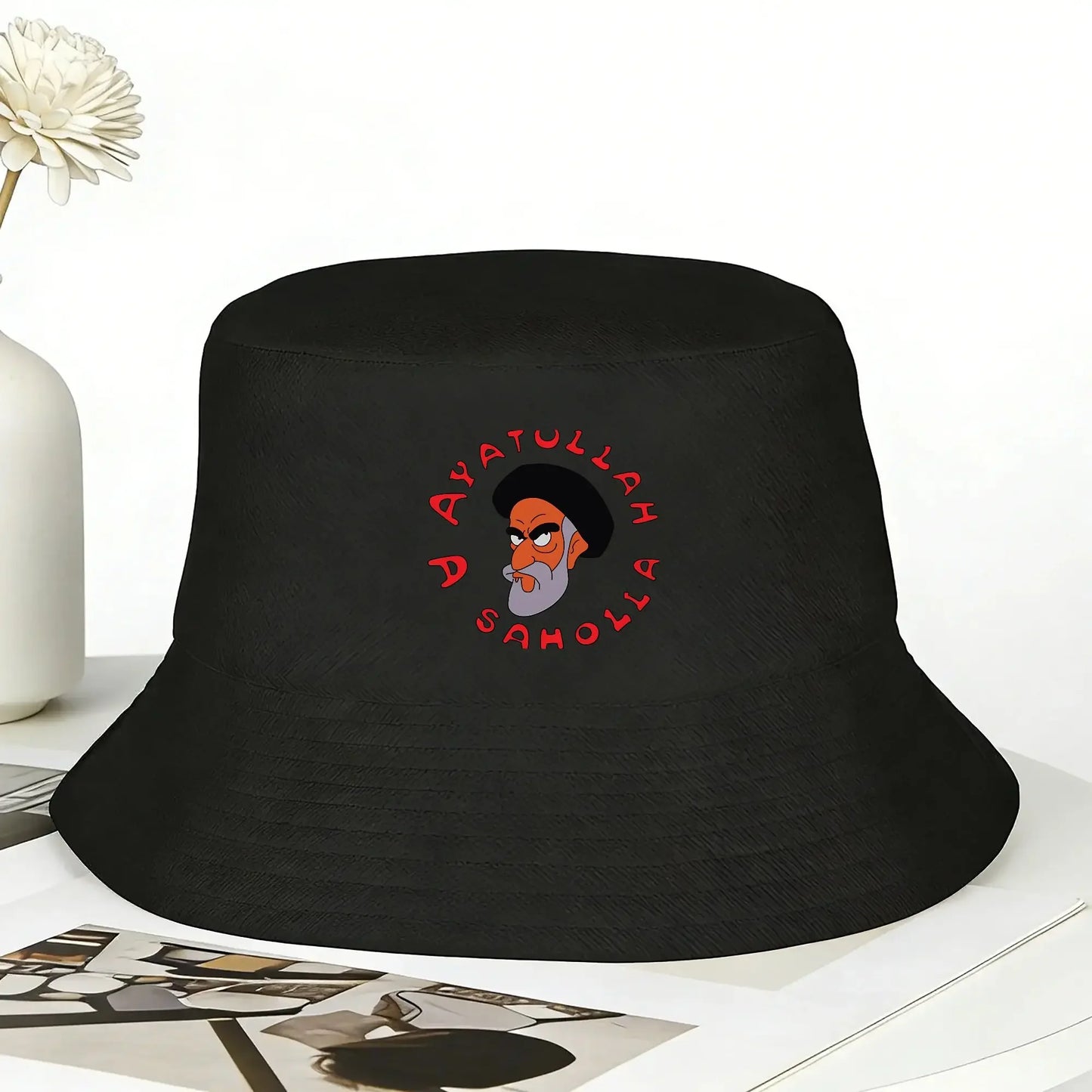 Ali Khamenei Graphic Bucket Hat