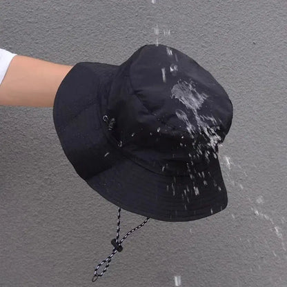 Waterproof Quick-Dry UV Protection Bucket Hat With Storage Bag