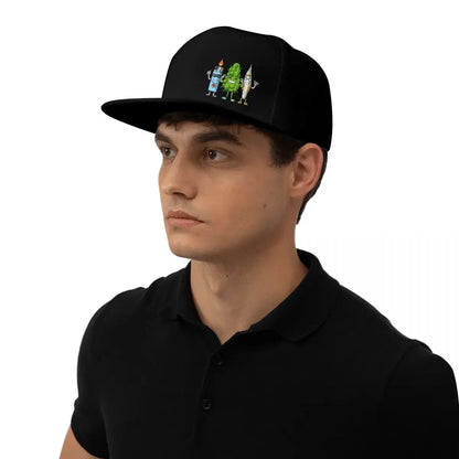 Weed Bud Joint Graphic Snapback Cap