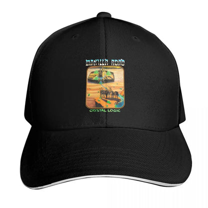 Manilla Road Crystal Logic Metal Band Baseball Cap