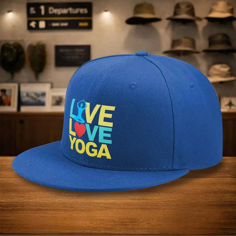 Love Yoga Street Style Snapback Cap