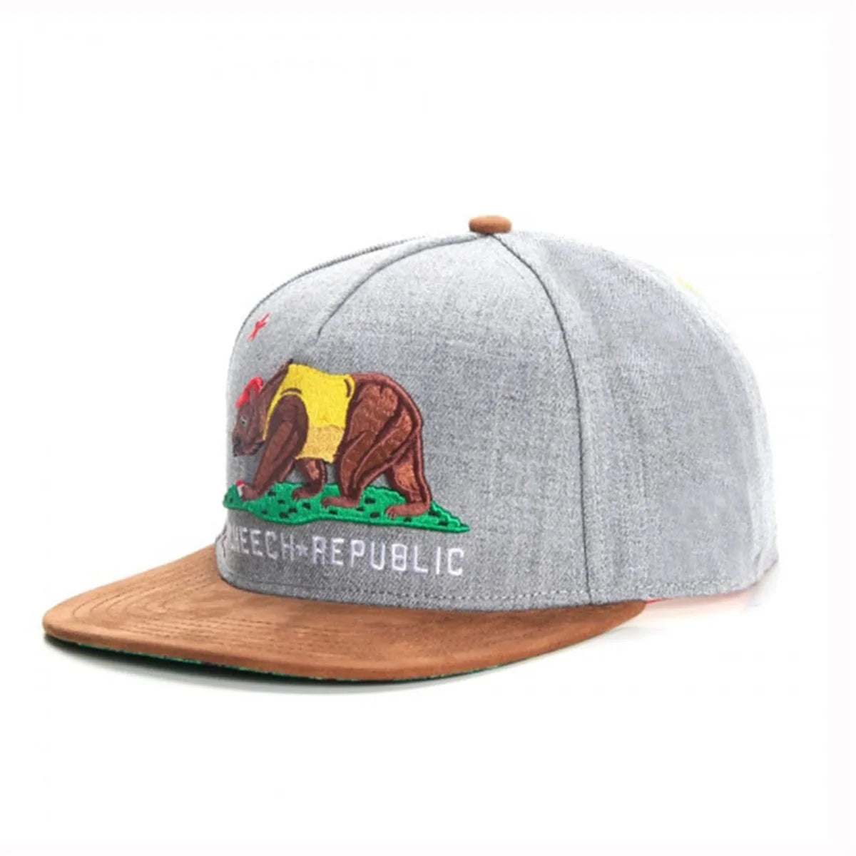 ADVISORY Alphabet Label Flat Brim Unisex Snapback Cap