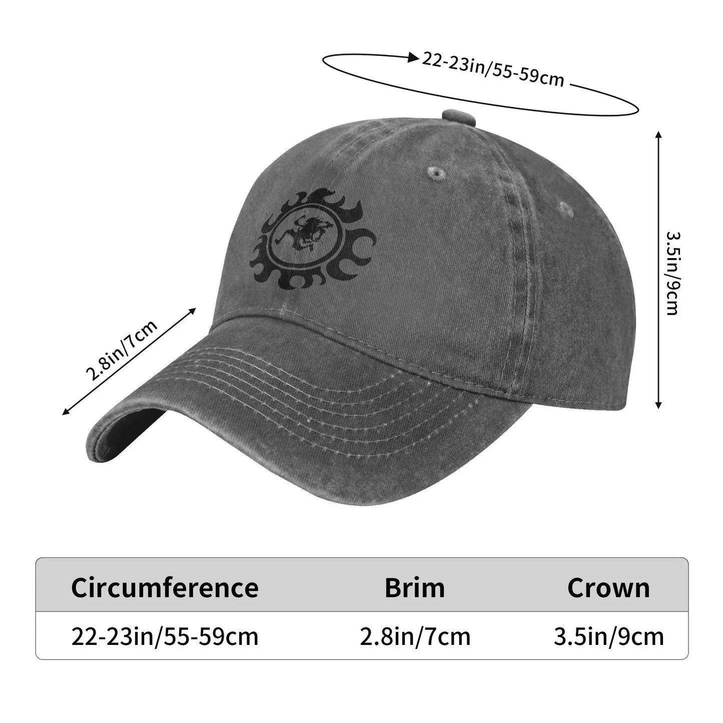 Luffy Nika Logo Multicolor Visor Baseball Cap