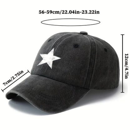 Pentagram Print Outdoor Baseball Cap