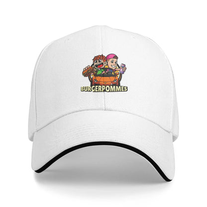 Burgerpommes Vintage Hip Hop Baseball Cap