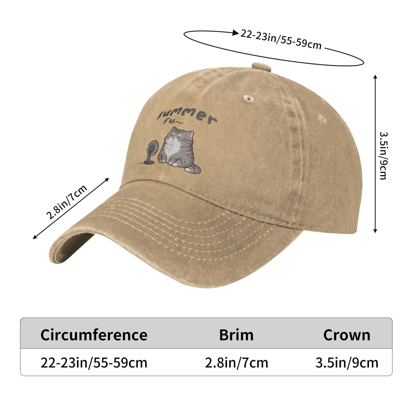 Cute Cat Korean Style Baseball Cap